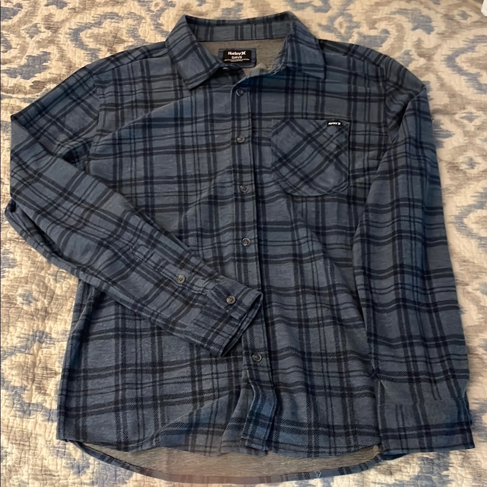 NWT Hurley Button Down Flannel